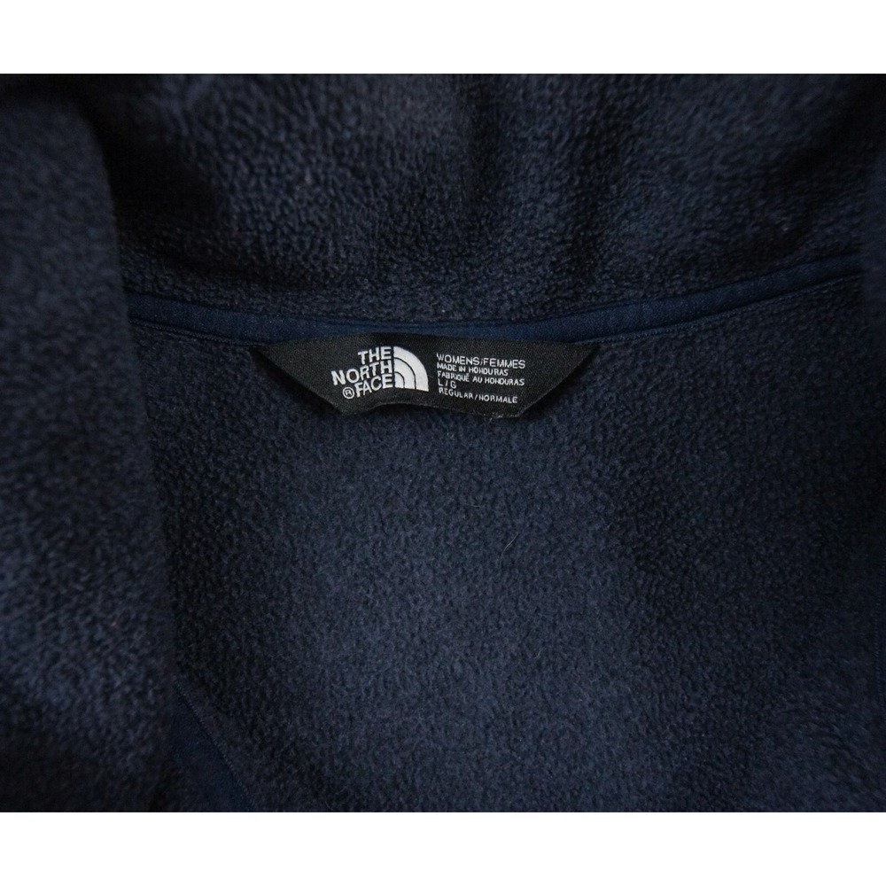 North Face Sweater Womens Large Blue Fleece 1/2 Zip Pullover Outdoors Ladies - Picture 6 of 12